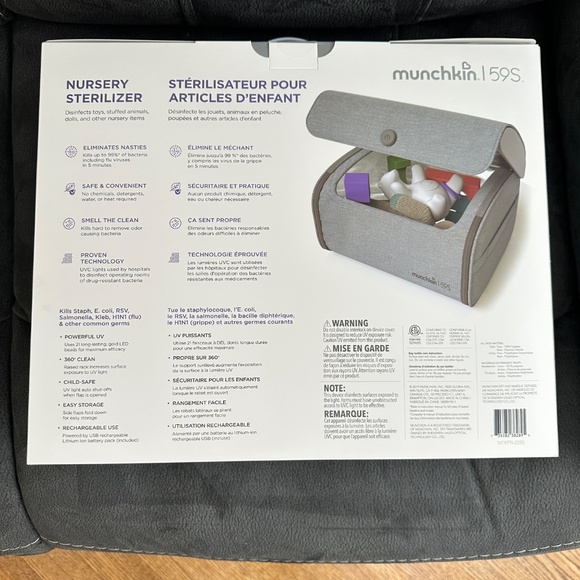 NWT Munchkin 59S LED Nursery Sterilizer - Picture 3 of 4